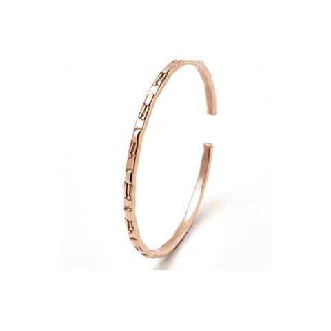 PowerHealth Bracelet Copper Bangle - Narrow Pattern Medium