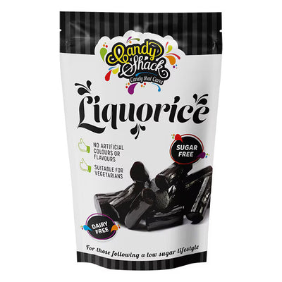 Candy Shack Sugar Free Liquorice 120g (Pack of 12)
