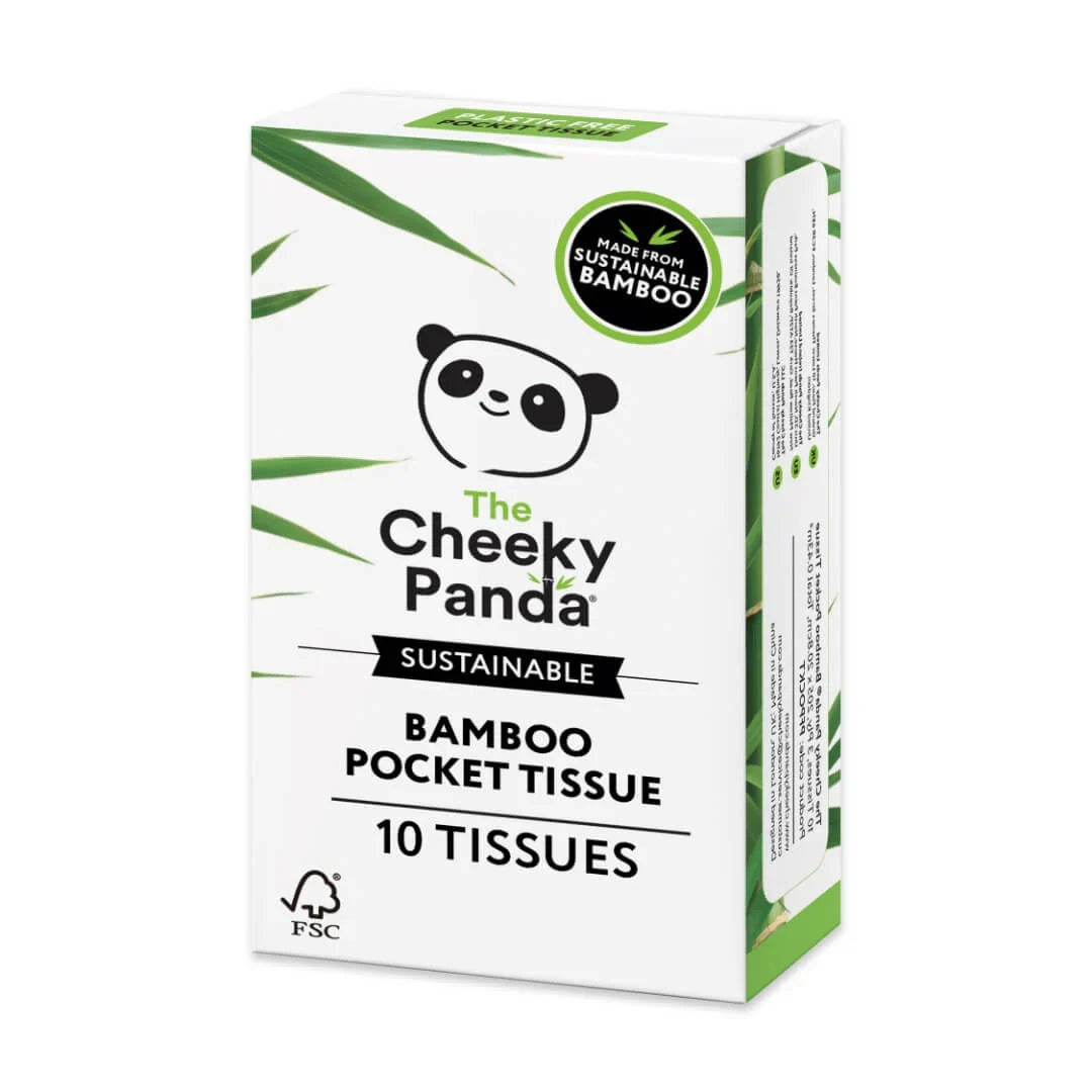 The Cheeky Panda Plastic Free Pocket Tissues 14 pack (Pack of 4)
