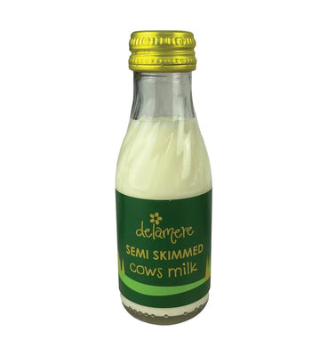 Delamere Dairy Semi Skimmed Cows Milk 97ml (Pack of 24)