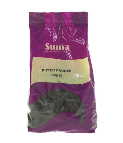 Suma Prepacks Pitted Prunes 500g (Pack of 6)