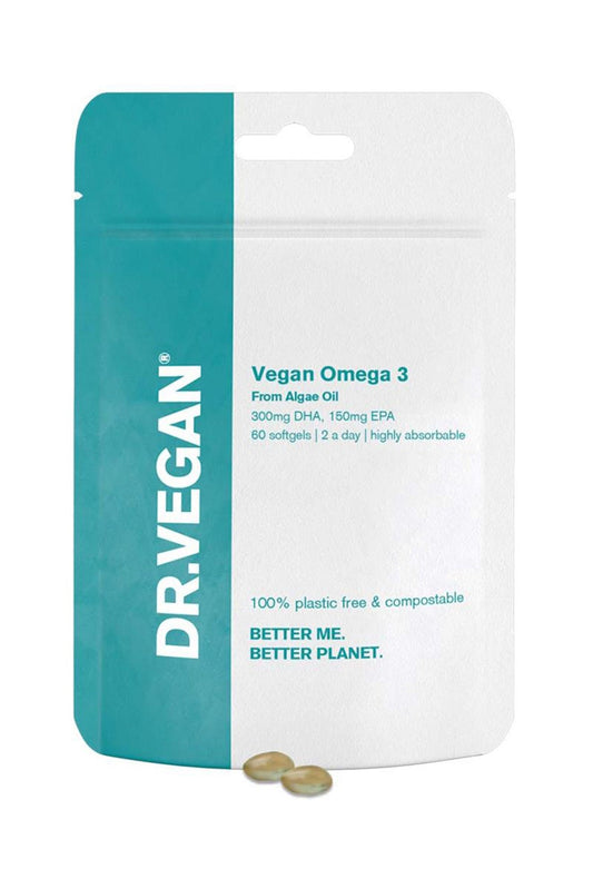 Dr.Vegan Vegan Omega 3 300Mg Dha 150 Epa 60 Softgels