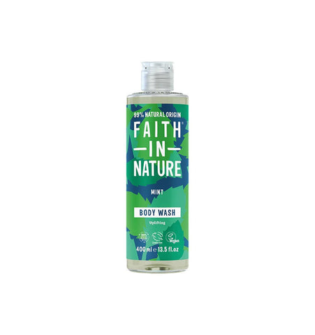 Faith In Nature Body Wash - Mint 400ml (Pack of 6)