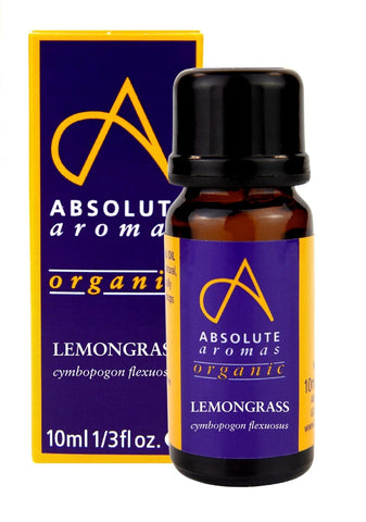 Absolute Aromas Organic Lemongrass Essential Oil 10ml