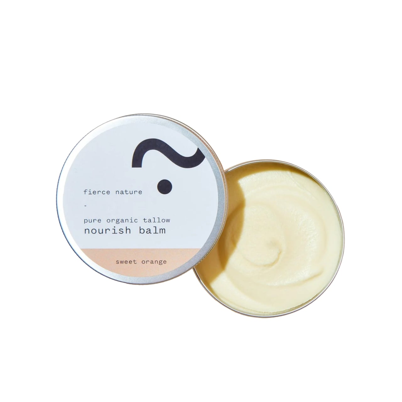 Fierce Nature Pure Organic Tallow Nourish Balm (Sweet Orange) 100g (Pack of 6)