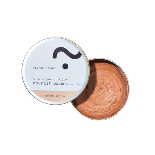 Fierce Nature Pure Organic Tallow Nourish Balm (Rose Tint) 100g (Pack of 6)