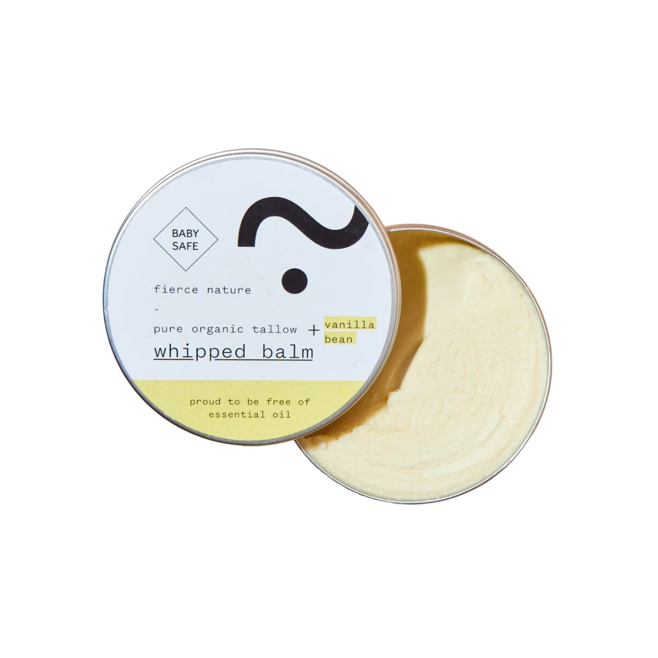Fierce Nature Pure Organic Tallow Vanilla Balm 200g (Pack of 6)