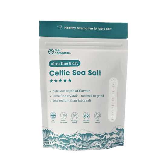 Feel Complete Organic Celtic Sea Salt Ultra Fine&Dry 200g