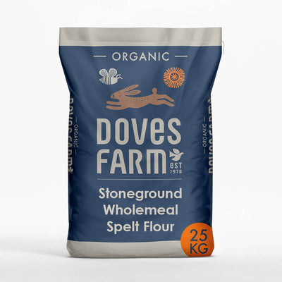 Doves Farm Whole Spelt Flour Organic 25 kg