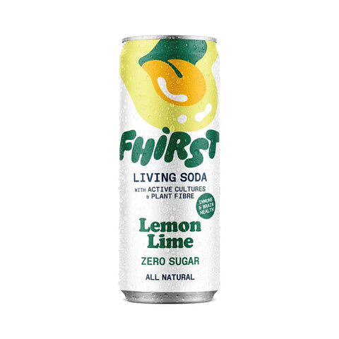 Fhirst Living Soda Lemon Lime 330ml (Pack of 12)