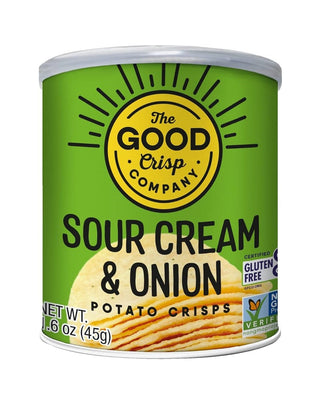 The Good Crisp Company Sour Cream & Onion Crisps 45g (Pack of 12)