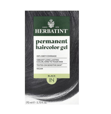 Herbatint Black Ammonia Free hair colour 1N 170ml.