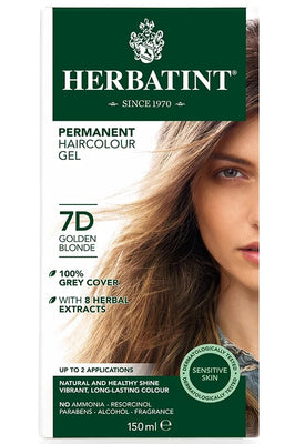 Herbatint Golden Blonde Ammonia Free hair Colour 7D 150ml.