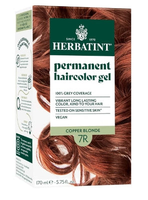 Herbatint Copper Blonde Ammonia Free hair Colour 7R 170ml. (Pack of 12)