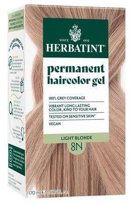 Herbatint Light Blonde Ammonia Free hair Colour 8N 170ml. (Pack of 12)