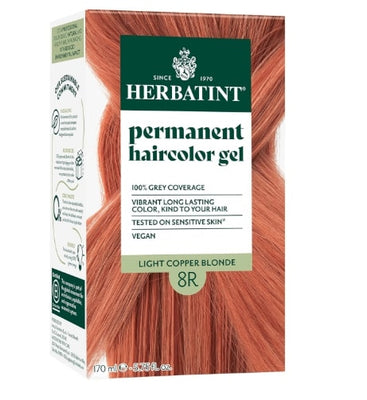 Herbatint Light Copper Blonde Ammonia Free hair Colour 8R 170ml.