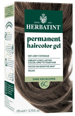 Herbatint Dark Ash Blonde Hair Colour 6C 170ml.