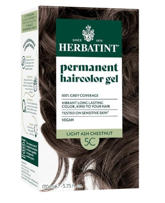 Herbatint Light Ash Chestnut Hair Colour 5C 170ml.