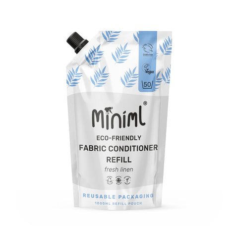 Miniml Fabric Conditioner Fresh Linen 1L (Pack of 6)