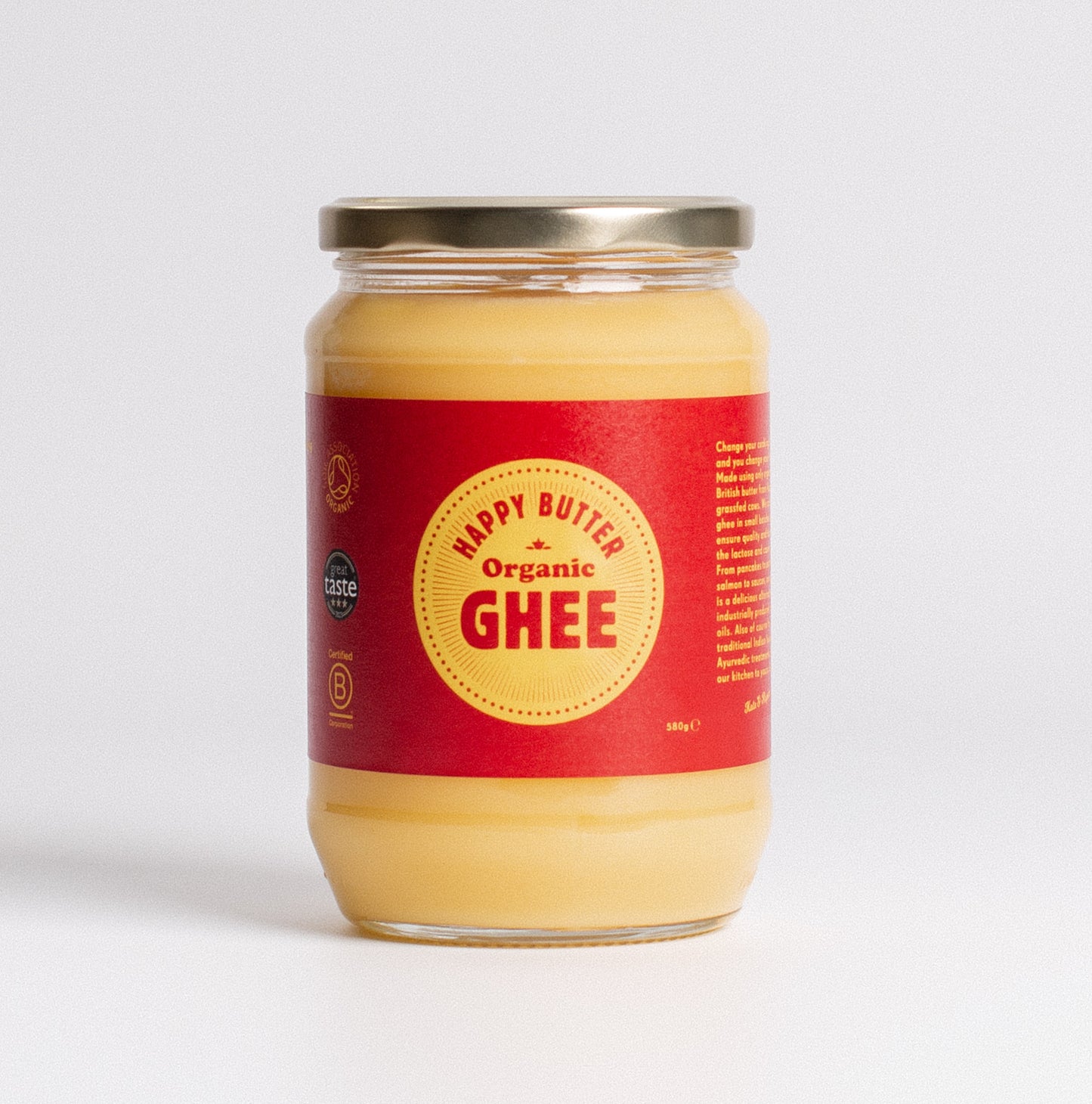 Happy Butter Ghee 580g (Pack of 6)