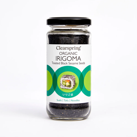 Clearspring Irigoma Toasted Black Sesame Organic 100g (Pack of 6)