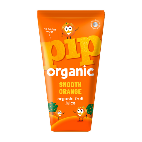 Pip Organic Smooth Orange Juice 180ml (Pack of 6)