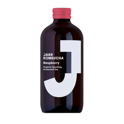 Jarr Kombucha Raspberry Organic Sparkling Fermented Tea 330ml (Pack of 12)