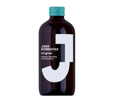 Jarr Kombucha Original Organic Sparkling Fermented Tea 330ml (Pack of 12)