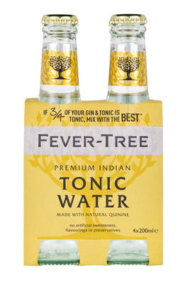 Fevertree Tonic Water 4 X 200ml (Pack of 6)