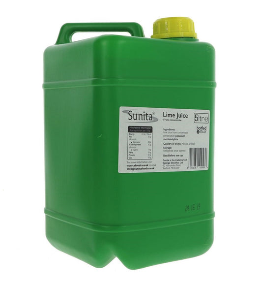 Sunita Lime Juice Bulk 5L