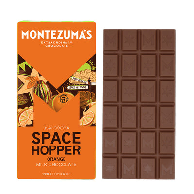 Montezuma's Space Hopper Orange Milk Chocolate 90g (Pack of 12)