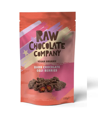 The Raw Chocolate Co Chocolate Organic Goji Berries 110g (Pack of 6)
