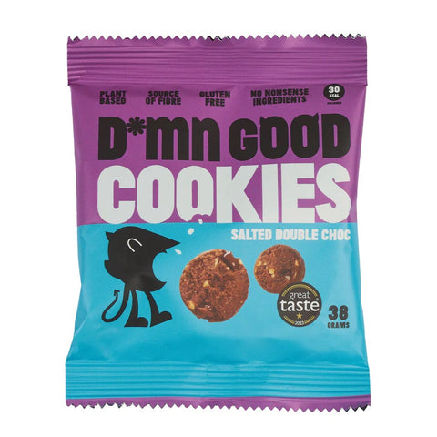 Damn Good Cookies Salted Double Chocolate 40g (Pack of 12)