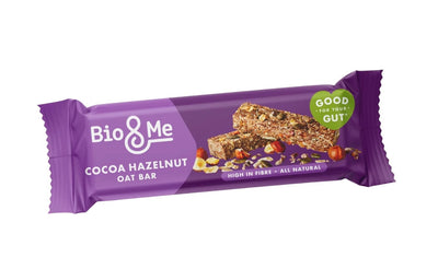 Bio & Me Cocoa & Hazelnut Oat Bar 38g (Pack of 18)