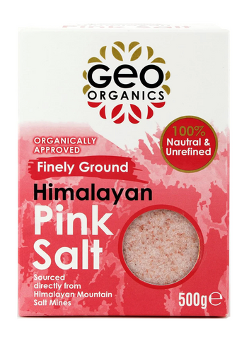 Geo Organics Himalayan Pink Salt - Fine 500g (Pack of 6)