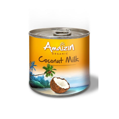 Amaizin Coconut Milk Organic 200ml (Pack of 12)