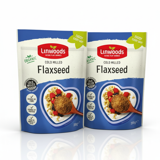 Linwoods Milled Organic Flaxseed 200 g (Pack of 2)