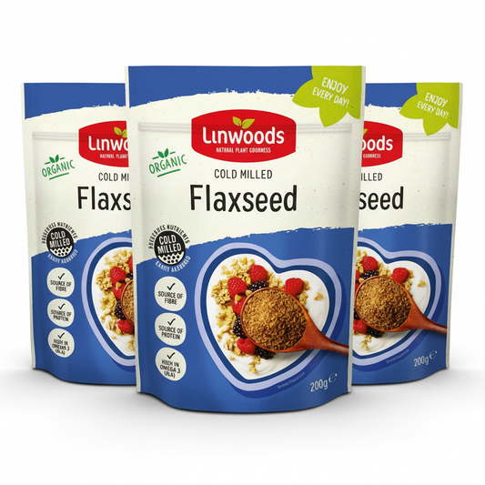 Linwoods Milled Organic Flaxseed 200 g (Pack of 3)