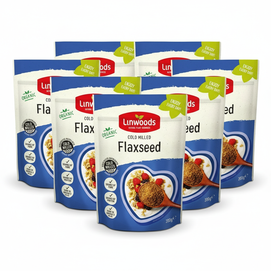 Linwoods Milled Organic Flaxseed 200 g (Pack of 6)