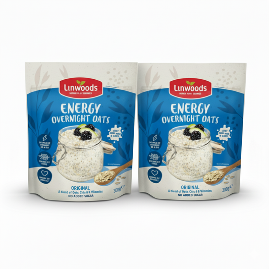 Linwoods Overnight Oats Original Energy 300g (Pack of 2)