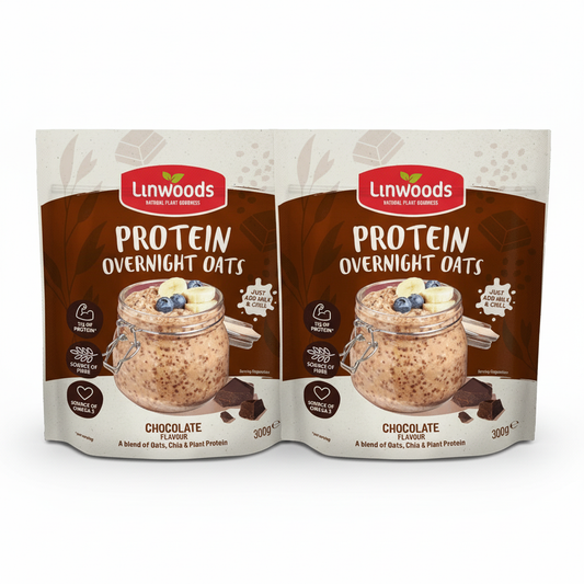 Linwoods Overnight Oats Chocolate Protein 300g (Pack of 2)