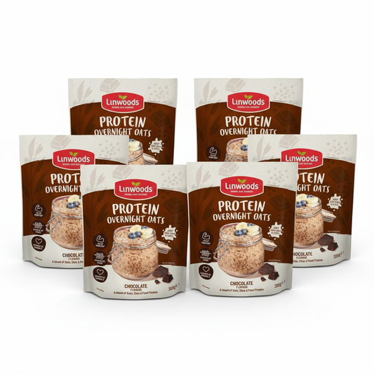 Linwoods Overnight Oats Chocolate Protein 300g (Pack of 6)