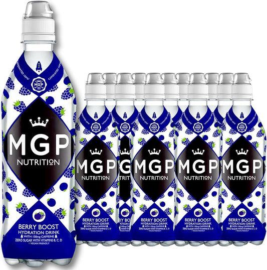 MGP Nutrition Berry Boost Hydration Drink 500ml (Pack of 12)
