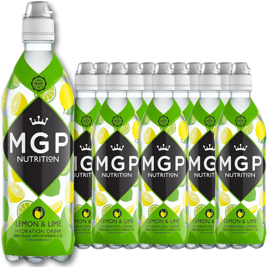 MGP Nutrition Lemon and Lime Hydration Drink 500ml (Pack of 12)