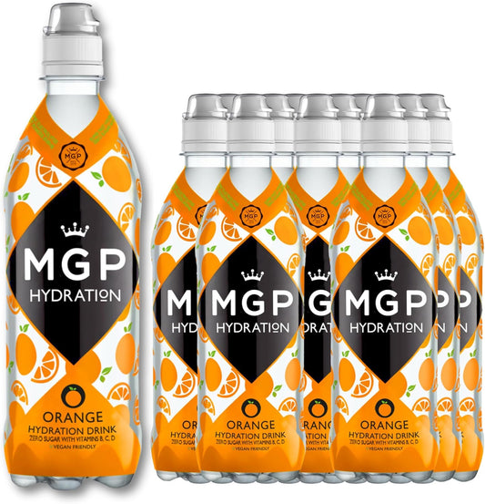 MGP Nutrition Orange Hydration Drink 500ml (Pack of 12)