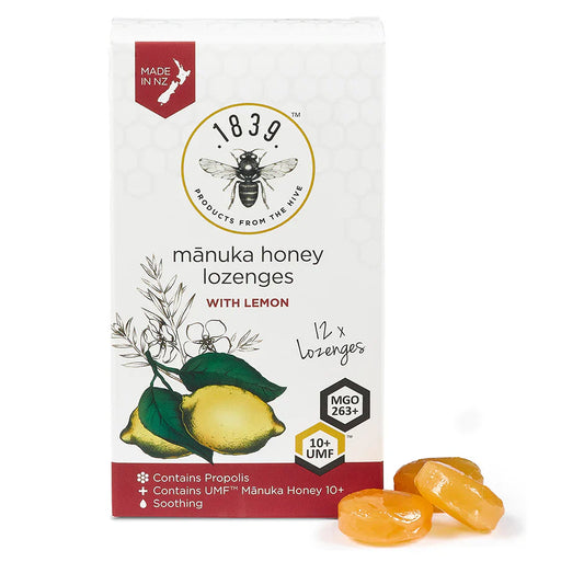 1839 UMF 10+ Lemon Lozenges