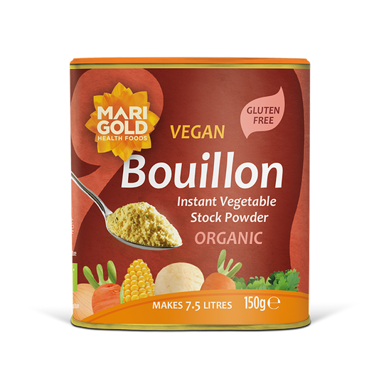 Marigold Vegan Bouillon Instant Vegetable Stock Powder Organic, 150g