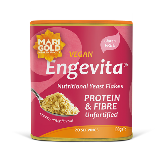 Marigold Vegan Engevita Nutritional Yeast Flakes with Protein & Fibre, 100g