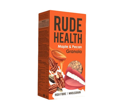 Rude Health Foods Maple & Pecan Granola 400ml (Pack of 6)