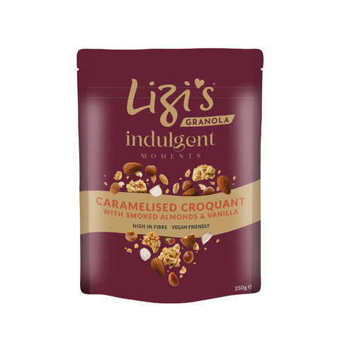 Lizi's Croquant Smoked Almonds 350g (Pack of 4)